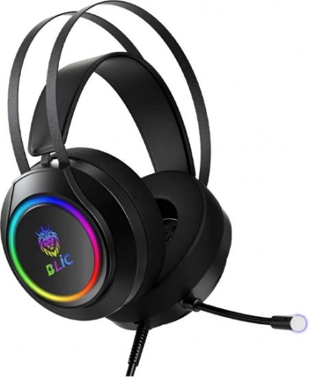 Blic BGH1 Siyah Usb Rainbow Led Aydınlatmalı Gaming Mikrofonlu Kulaklık