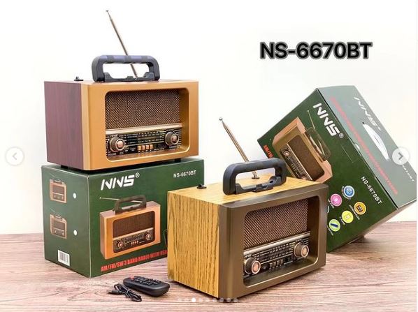 NNS%20Ns-6670BT%20Taşınabilir%20Nostaljik%20Radyo%20Bluetooth%20Speaker%20Usb+Tf%20card+Aux