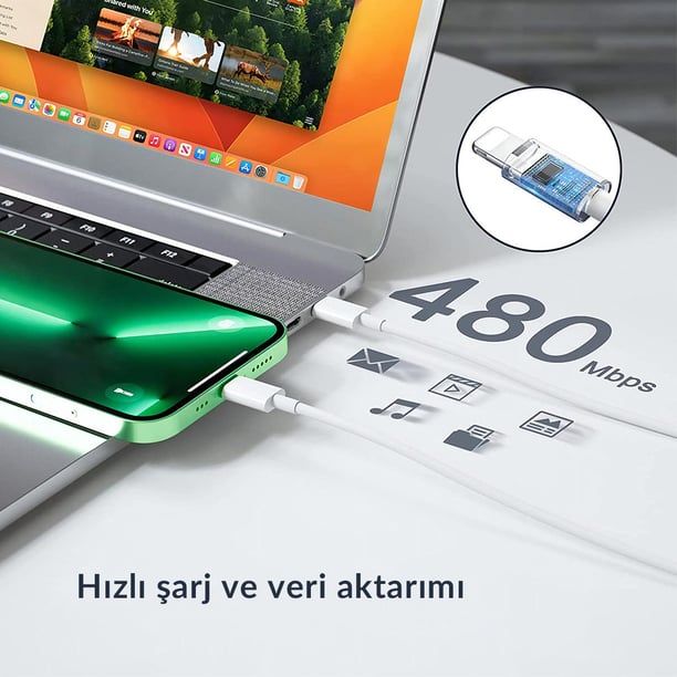 Deji%20iPhone%20Hızlı%20Şarj%20Aleti/Cihazı%20Seti%2018W%20Lightning