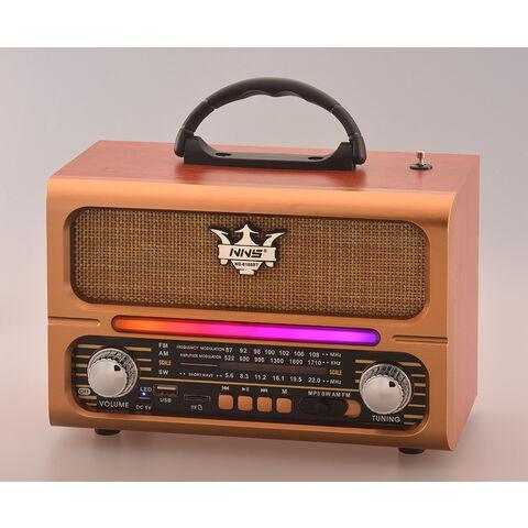 Ns-8188BT Taşınabilir Nostaljik Radyo Bluetooth Speaker