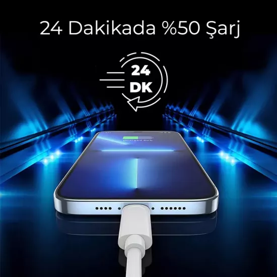 Woyax by Deji iPhone Uyumlu Type-C 25W PD Hızlı Şarj Cihazı