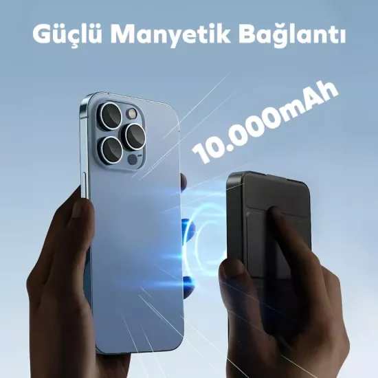 Woyax PD 10000mAh Magsafe Powerbank Siyah