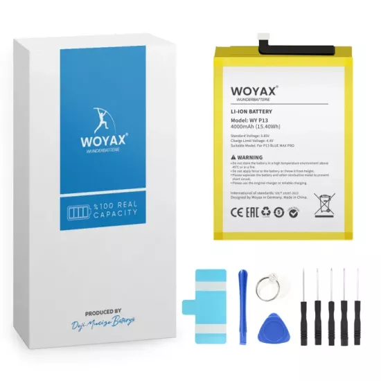 Woyax by Deji Reeder P13 Blue Max Pro Batarya