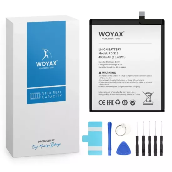 Woyax by Deji Reeder S19 Max Batarya