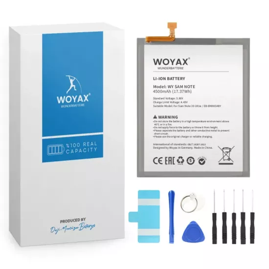 Woyax by Deji Samsung Galaxy Note 20 Ultra Batarya