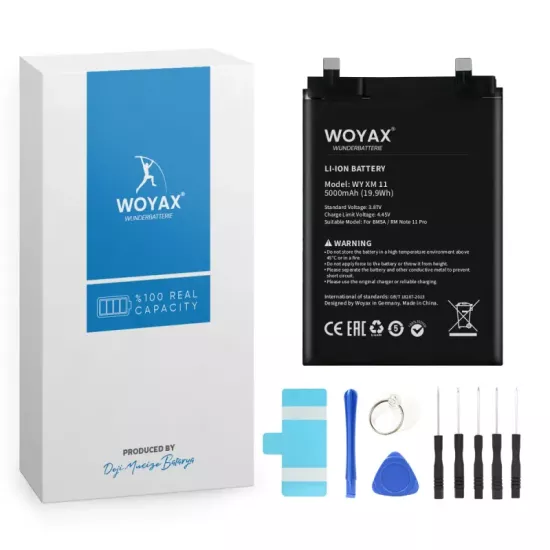 Woyax by Deji Xiaomi Redmi Note 11 Pro Batarya BM5A