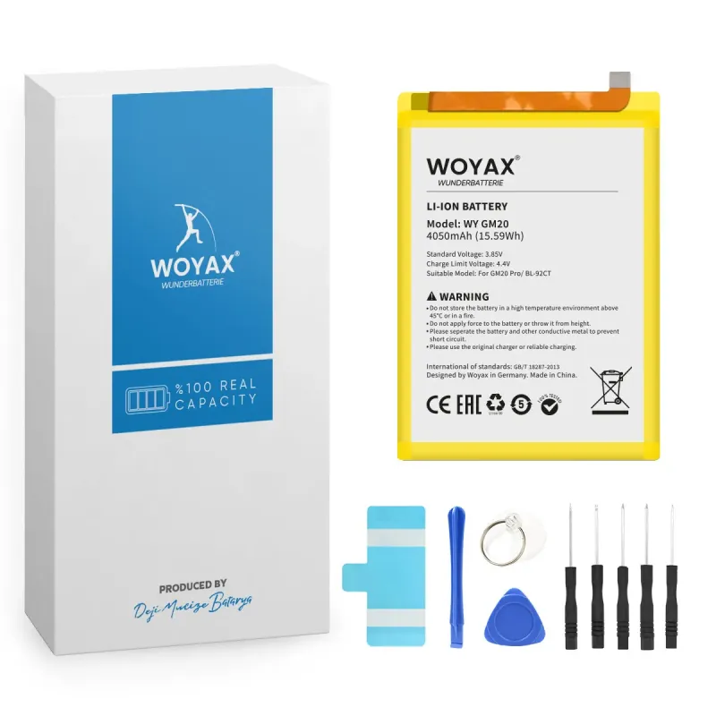 Woyax%20by%20Deji%20BL-92CT%20General%20Mobile%20GM20%20Pro%20Batarya