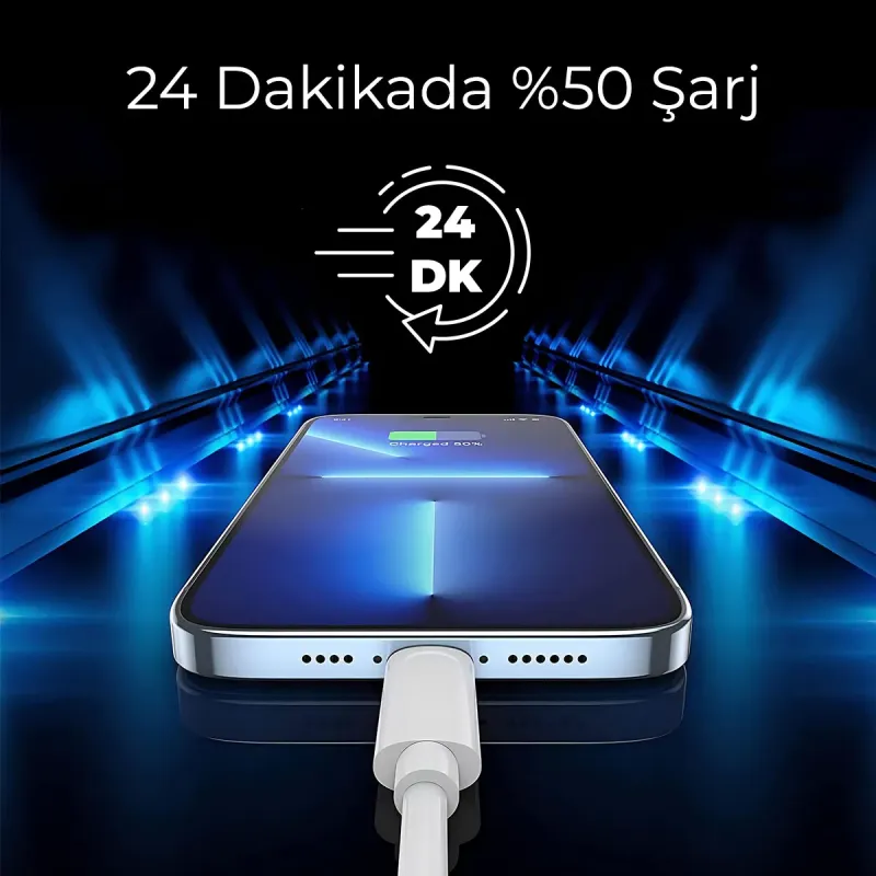 Woyax%20by%20Deji%20iPhone%20Uyumlu%20Type-C%2025W%20PD%20Hızlı%20Şarj%20Cihazı