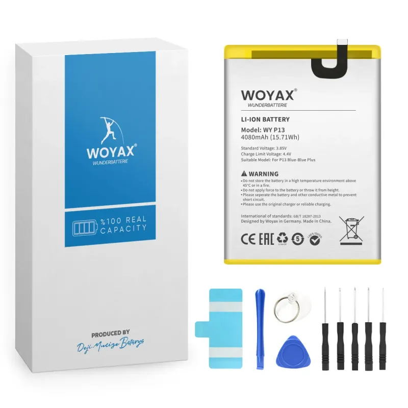 Woyax%20by%20Deji%20Reeder%20P13%20Blue%20/%20P13%20Blue%20Plus%20Batarya