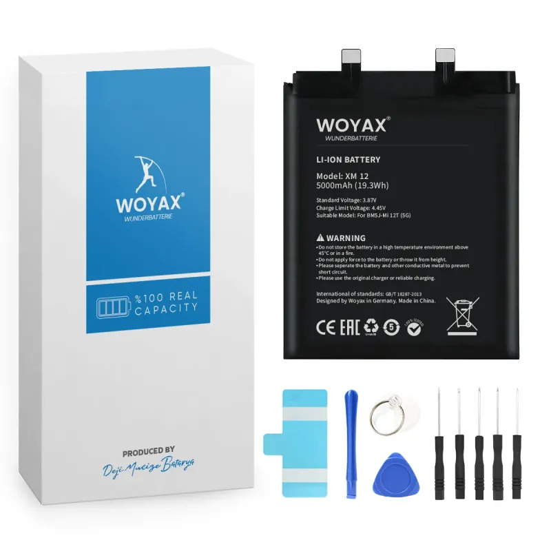 Woyax%20by%20Deji%20Xiaomi%20Mi%2012T%20(5G)%20Batarya